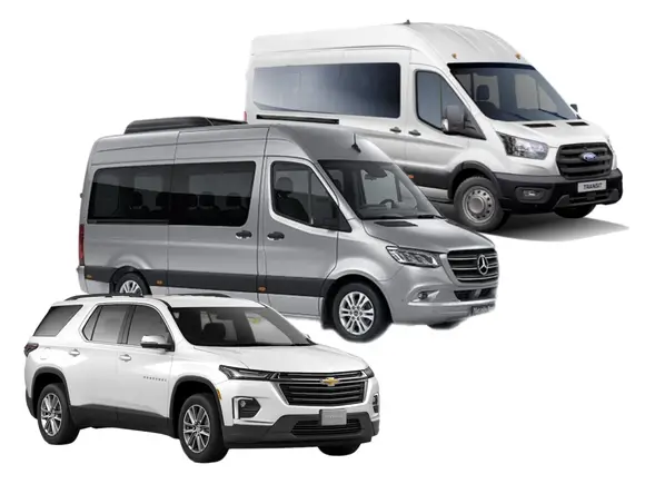 фургоны класса  Mercedes Benz Sprinter / Chevrolet Traverse / Ford Transit / Hundai H1